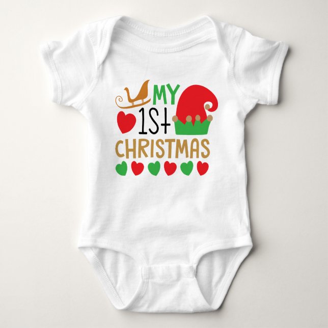 Min första jul t shirt (Framsida)