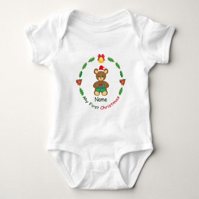 Min första jul t shirt (Framsida)