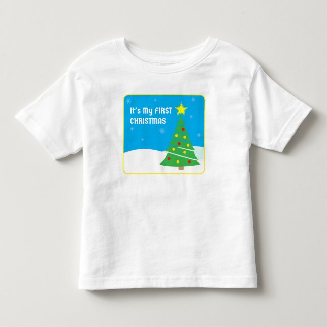Min första jul  t shirt (Framsida)