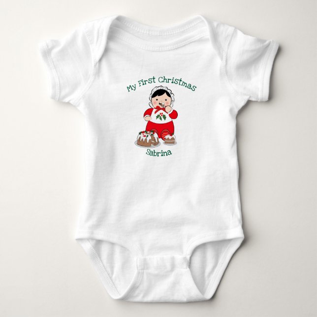 Min första jul t shirt (Framsida)