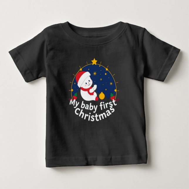 Min första jul t shirt (Framsida)