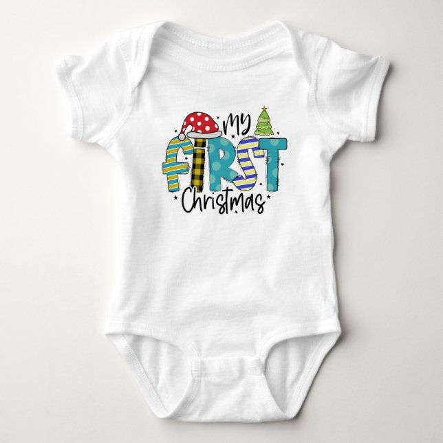 Min första jul t shirt (Framsida)