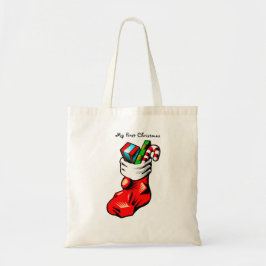 Min första jul - Tote Bag Tygkasse