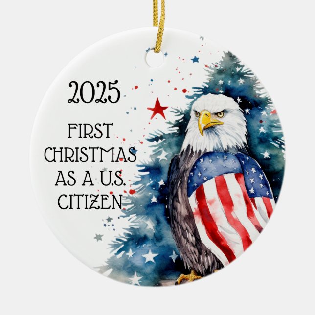Min första jul, USA, Citizen Ornament Eagle (Framsidan)