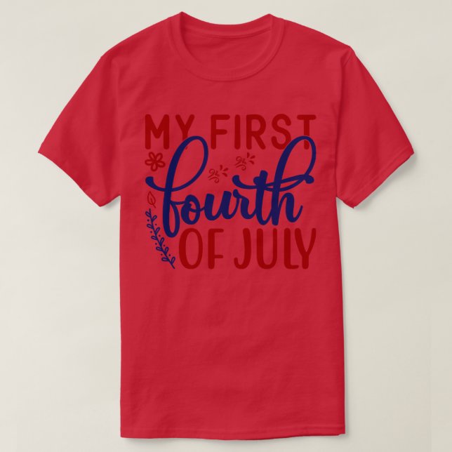 Min första juli 1 t shirt (Design framsida)