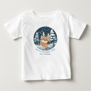 Min första julklapp Hjort i Snö T Shirt