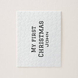 Min första julklapp lägger till namn maskulin mana pussel