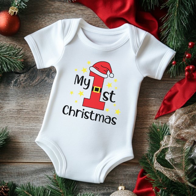 Min första julklapp, Modern Festive Baby T Shirt (Skapare uppladdad)