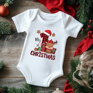 Min första julklapp Reindeer Red Play T Shirt