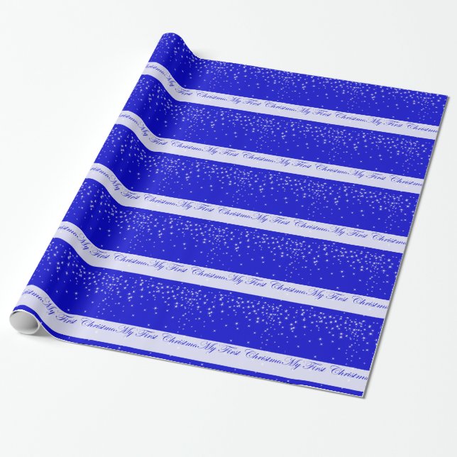 Min Första Julklappsinslagning Presentpapper (Utrullad)