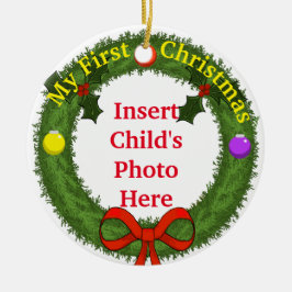 Min första julprydnad julgransprydnad keramik