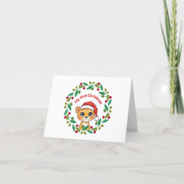 Min första julprydnad tack kort