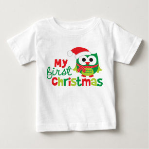 Min första julSanta uggla Tee Shirt