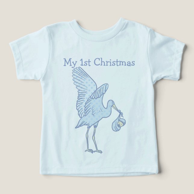 Min första julskjorta, Baby T-shirt (Design Framsida)