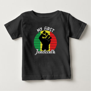 Min första Junettionde, Retro African Black Kids T Shirt