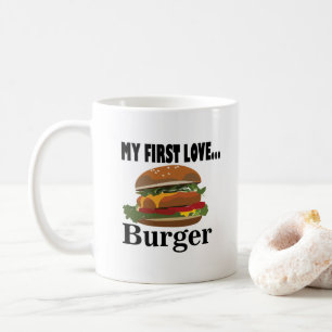 Min första Kärlek Burger Kaffemugg