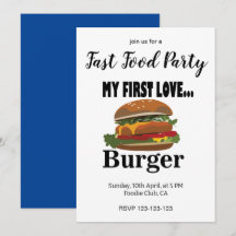 Min Första Kärlek Burger Snabbmat Festa
