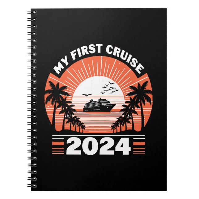 Min första kryssning 2024 anteckningsbok (Framsidan)