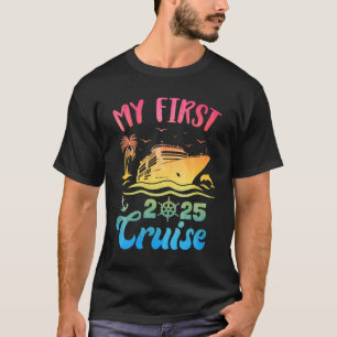 Min första kryssning 2025, matchande familj Crui T Shirt