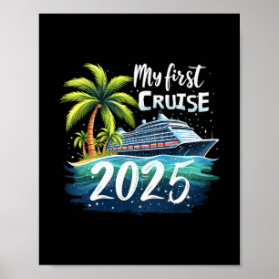 Min första kryssning 2025 Rolig första gången krys Poster