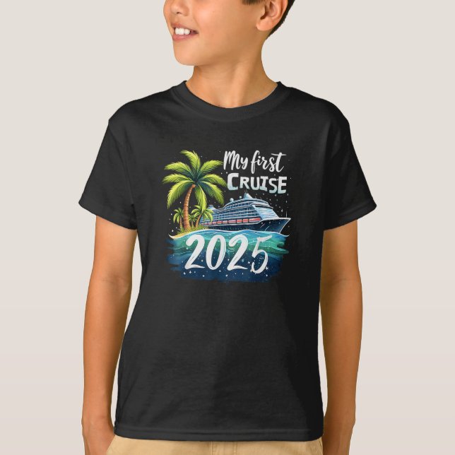 Min första kryssning 2025 t shirt (Framsida)