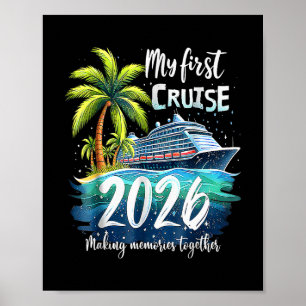 Min första kryssning 2026 Rolig första gången krys Poster