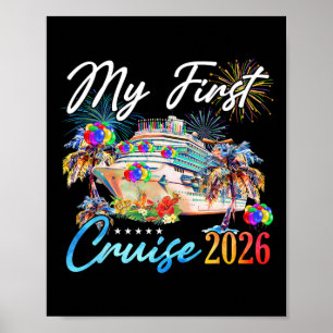 Min första kryssning 2026 Rolig första gången krys Poster