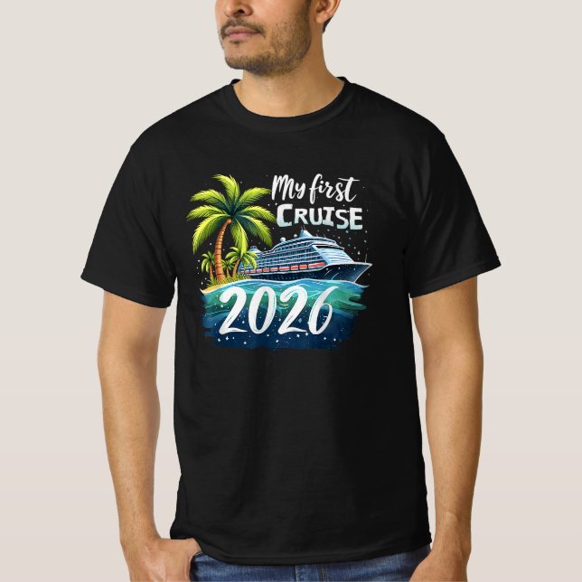 Min Första Kryssning 2026 T Shirt (Framsida)