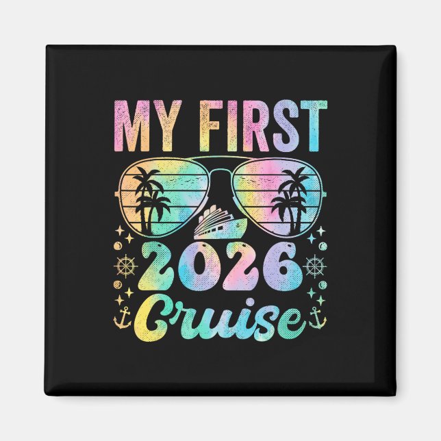 Min första kryssning 2026, Vacation Matching Famil Magnet (Framsidan)