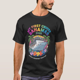 Min första kryssning Bahamas 2025 Cute First Cruis T Shirt