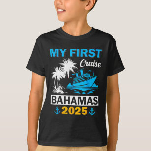 Min första kryssning Bahamas 2025-familjens matcha T Shirt