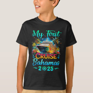 Min första kryssning Bahamas 2025 familjeresa Crui T Shirt