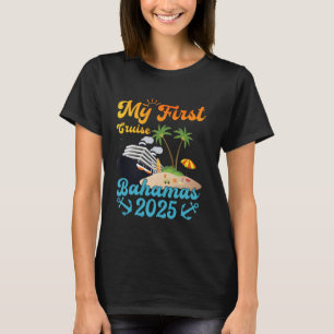 Min första kryssning Bahamas 2025 Travel Äventyr M T Shirt