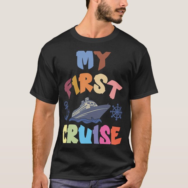 Min första kryssning för Newbies Cruise Access T Shirt (Framsida)