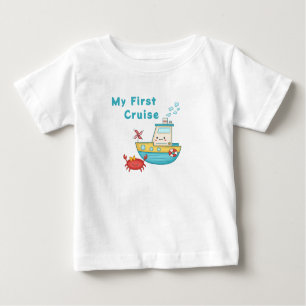 Min första kryssning Sommarresa Cute Roligt Boat C T Shirt