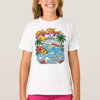 Min Första Kryssnings-T-Shirt, Familjekryssning Se T Shirt