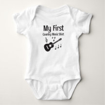 Min första Land Music Shirt Baby Bodykostym