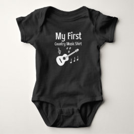 Min första Land Music Shirt Baby Bodykostym T Shirt