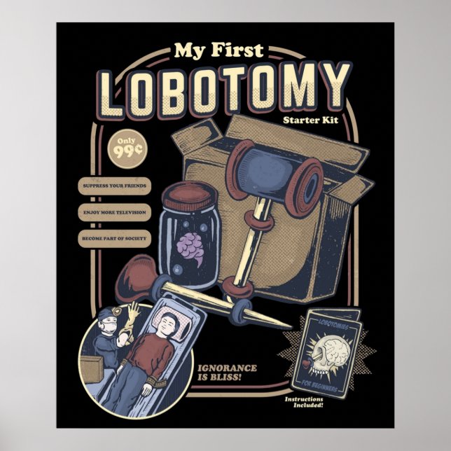 Min första Lobotomy Starter Kit Poster (Framsidan)