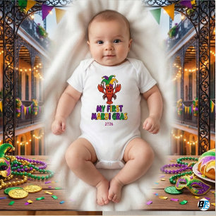Min första Mardi Gras 2026 kräfta narrhatt T Shirt