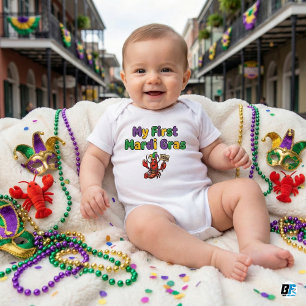 Min första Mardi Gras 2026 Söt kräfta T Shirt