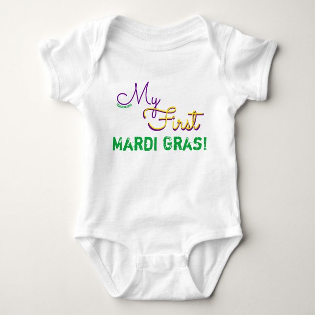 Min första Mardi Gras Shirt Tee (Framsida)