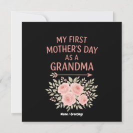 Min första Mor-dag som mormor Funny & Cute Inbjudningar
