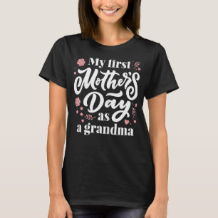 Min första Mors dag som farmor första gången T Shirt