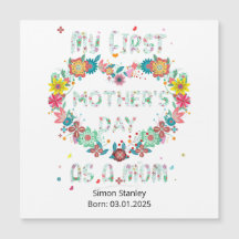 Min första Mors dag som hjärtformad blomma från Ma