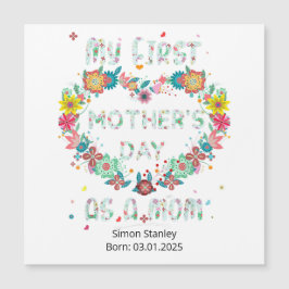 Min första Mors dag som hjärtformad blomma från Ma