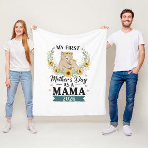 Min första mors dag som mamma 2026 Björn Solros Fleecefilt
