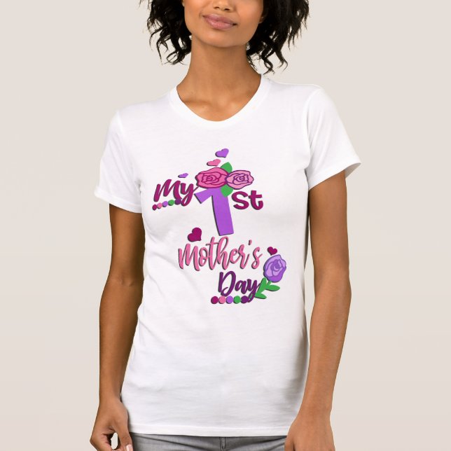 Min första Mors dag T Shirt (Framsida)