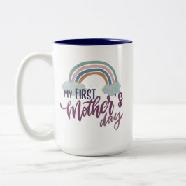 Min första Mors dag Två-Tonad Mugg