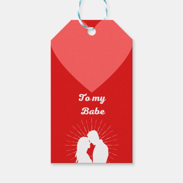 Min första någonsin kärlek presentetikett (Framsidan)